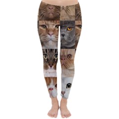 Breeds Of Cats Collage Classic Winter Leggings