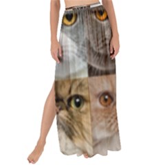 Breeds Of Cats Collage Maxi Chiffon Tie-up Sarong by kyorashop23