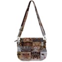 Breeds Of Cats Collage Saddle Handbag View3