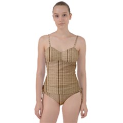 Brown Cardboard Texture Macro, Cardboard, Cardboard Sweetheart Tankini Set by kyorashop23