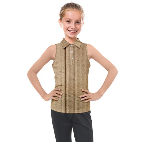 Brown Cardboard Texture Macro, Cardboard, Cardboard Kids  Sleeveless Polo T-shirt by kyorashop23