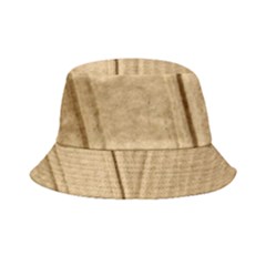 Brown Cardboard Texture Macro, Cardboard, Cardboard Inside Out Bucket Hat by kyorashop23