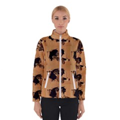 Carton, Brown Women s Bomber Jacket