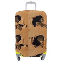 Carton, Brown Luggage Cover (medium) by kyorashop23