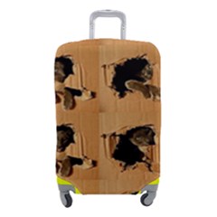 Carton, Brown Luggage Cover (small) by kyorashop23