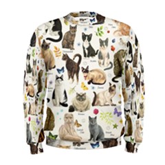 Cats, All, Collage, Cat Men s Sweatshirt