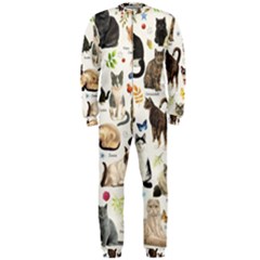 Cats, All, Collage, Cat Onepiece Jumpsuit (men)