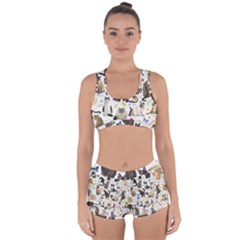 Cats, All, Collage, Cat Racerback Boyleg Bikini Set