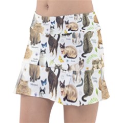 Cats, All, Collage, Cat Classic Tennis Skirt by kyorashop23