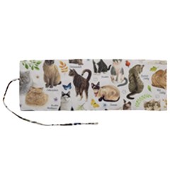 Cats, All, Collage, Cat Roll Up Canvas Pencil Holder (m) by kyorashop23