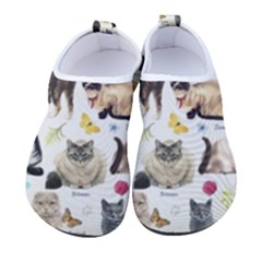 Cats, All, Collage, Cat Men s Sock-style Water Shoes