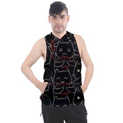 Catty Men s Sleeveless Hoodie by kyorashop23