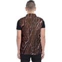 Chocolate Texture, Dark Chocolate Background Men s Puffer Vest View2