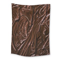 Chocolate Texture, Dark Chocolate Background Medium Tapestry