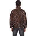 Chocolate Texture, Dark Chocolate Background Men s Puffer Bubble Jacket Coat View4