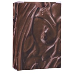 Chocolate Texture, Dark Chocolate Background Playing Cards Single Design (rectangle) With Custom Box