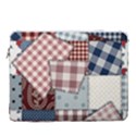 Cloth Patches Texture Macro, Patches Of Cloth 15  Vertical Laptop Sleeve Case With Pocket View1