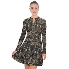 Camouflage Army Survival Uniform Long Sleeve Panel Dress