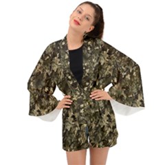 Camouflage Army Survival Uniform Long Sleeve Kimono