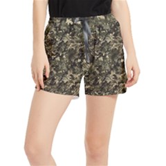 Camouflage Army Survival Uniform Women s Runner Shorts by Posterlux