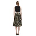 Camouflage Army Survival Uniform A-Line Full Circle Midi Skirt With Pocket View4