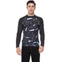 Cryptic Creature Pattern  Men s Long Sleeve Rash Guard View1