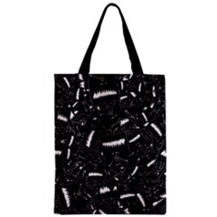 Cryptic Creature Pattern Zipper Classic Tote Bag by dflcprintsclothing