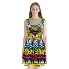 River Roots Split Back Mini Dress  by RiverRootz