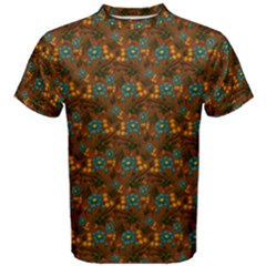 Blue Bloom Bouquet Men s Cotton T-shirt