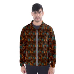 Blue Bloom Bouquet Men s Windbreaker