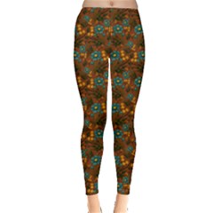 Blue Bloom Bouquet Everyday Leggings  by GeekLover