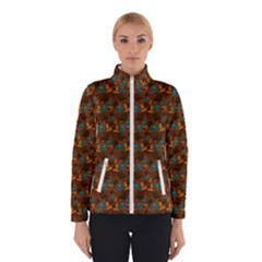 Blue Bloom Bouquet Women s Bomber Jacket