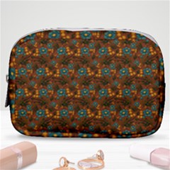 Blue Bloom Bouquet Make Up Pouch (small) by GeekLover