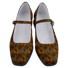 Blue Bloom Bouquet Women s Mary Jane Shoes by GeekLover