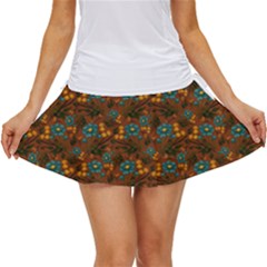 Blue Bloom Bouquet Women s Skort by GeekLover