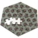 Always Say Goodbye Wooden Puzzle Hexagon View3