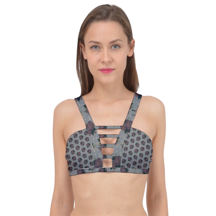 Always Say Goodbye Cage Up Bikini Top