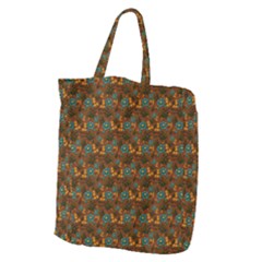 Blue Bloom Bouquet Giant Grocery Tote by GeekLover