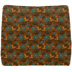 Blue Bloom Bouquet Seat Cushion by GeekLover