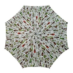 Bottle Chic Print Patterns Golf Umbrellas