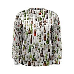 Bottle Chic Print Patterns Women s Sweatshirt