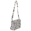 Bottle Chic Print Patterns Shoulder Bag with Back Zipper View1