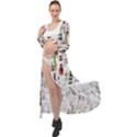 Bottle Chic Print Patterns Maxi Chiffon Beach Wrap View1