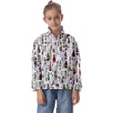 Bottle Chic Print Patterns Kids  Half Zip Hoodie View1