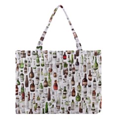 Bottle Chic Print Patterns Medium Tote Bag by BellaVistaTshirt02