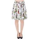 Bottle Chic Print Patterns Velvet High Waist Skirt View1