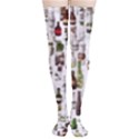 Bottle Chic Print Patterns Thigh High Stockings View1