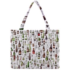 Bottle Chic Print Patterns Mini Tote Bag by BellaVistaTshirt02