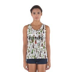 Bottle Chic Print Patterns Sport Tank Top  by BellaVistaTshirt02