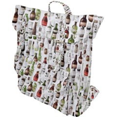 Bottle Chic Print Patterns Buckle Up Backpack